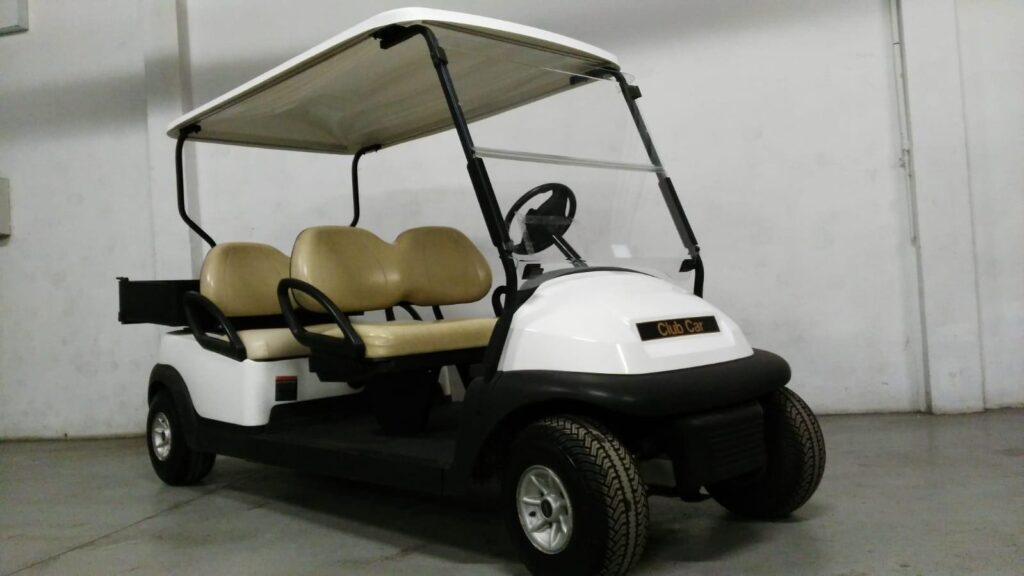 Coche golf eléctrico club car 4 plazas- cajón carga